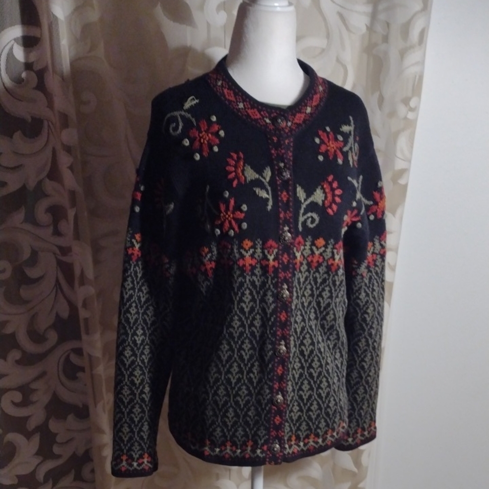 Nomadic Traders Cotton Folkloric Sweater M
